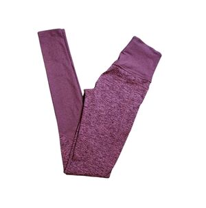 Athleta Burgundy Exhale Heel Tight XXS